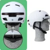 Technosafety Speed Pedelec Helm Wit Met Vizier En Verlichting - Nta 8776 - Maat L 58-61 Cm