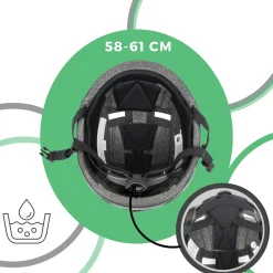 Technosafety Speed Pedelec Helm Wit Met Vizier En Verlichting - Nta 8776 - Maat L 58-61 Cm