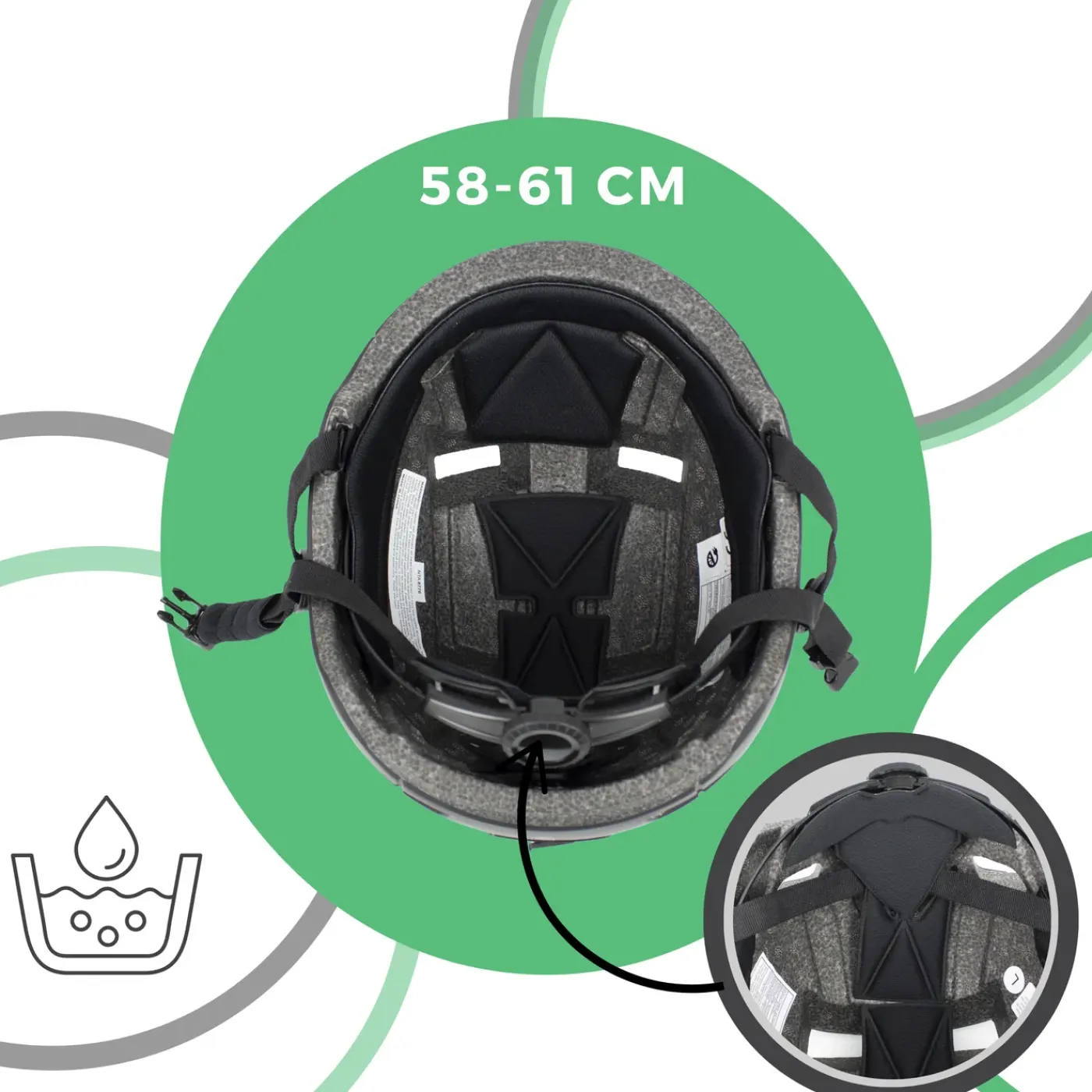 Technosafety Speed Pedelec Helm Wit Met Vizier En Verlichting - Nta 8776 - Maat L 58-61 Cm