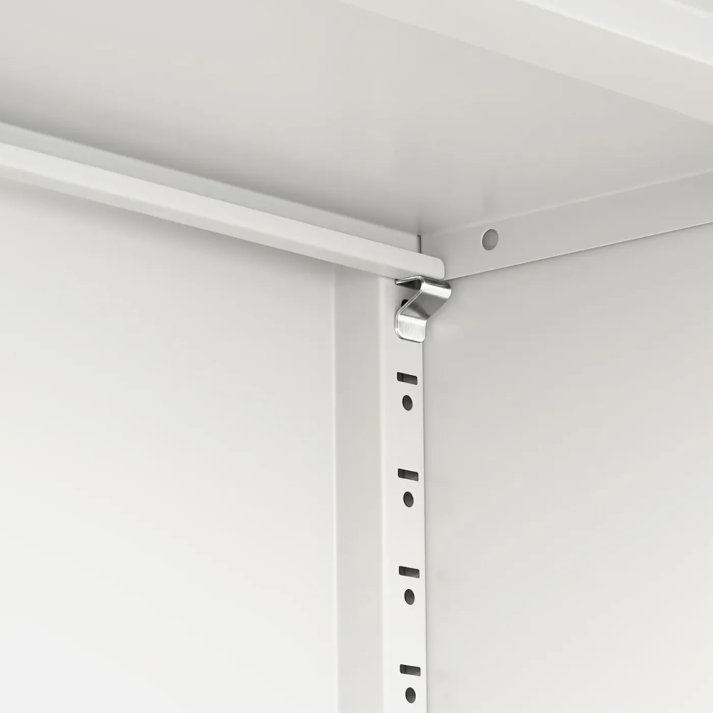 Tectake Archiefkast Grijs - 3 Verstelbare Vakken - 2 Deuren Met Slot - 60x40x100cm