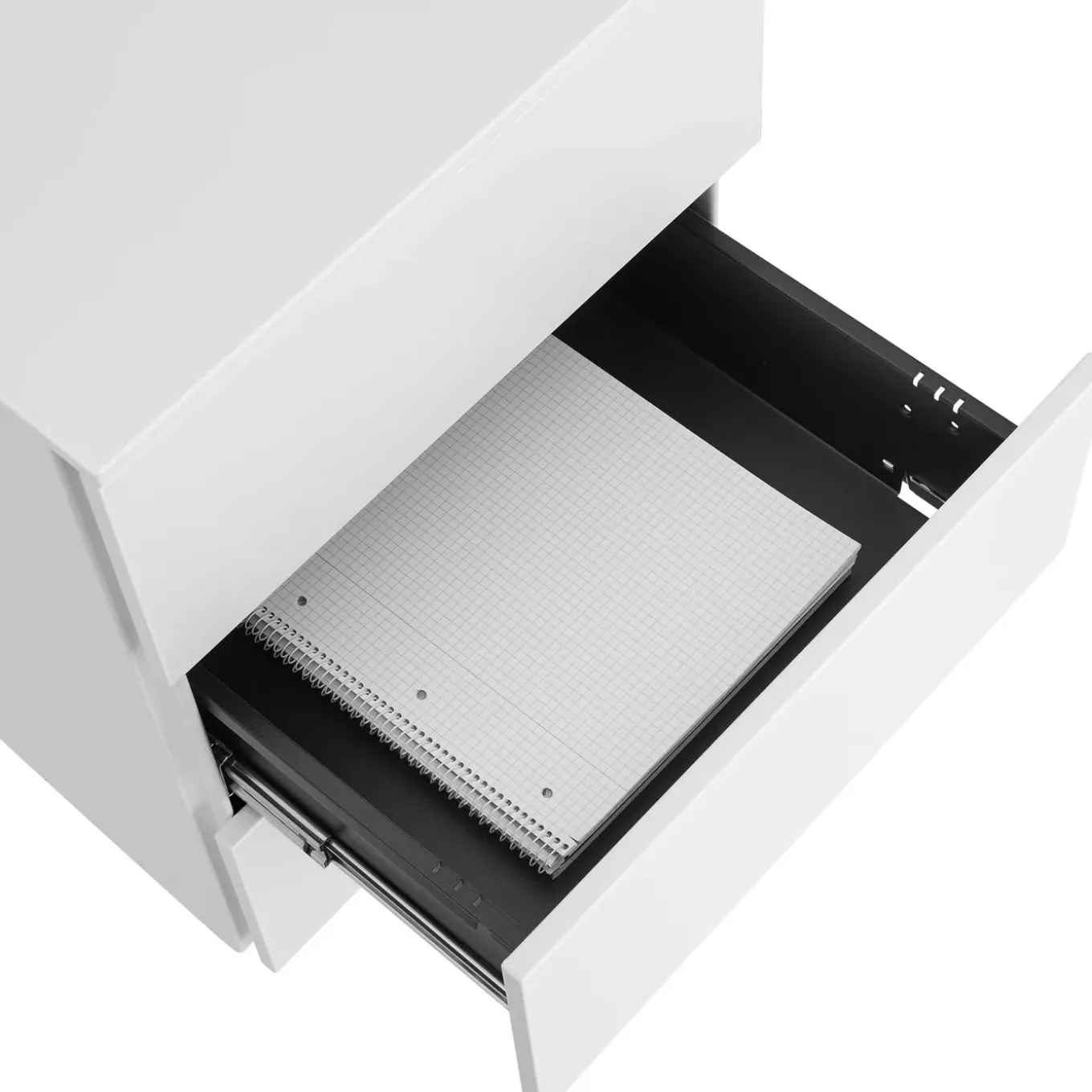 Tectake Archiefkast Magna Met 3 Afsluitbare Lades - Wit