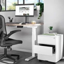 Tectake Archiefkast Magna Met 3 Afsluitbare Lades - Wit
