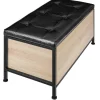 Tectake Bank Met Opbergruimte Calico 81,5x41,5x50,5cm