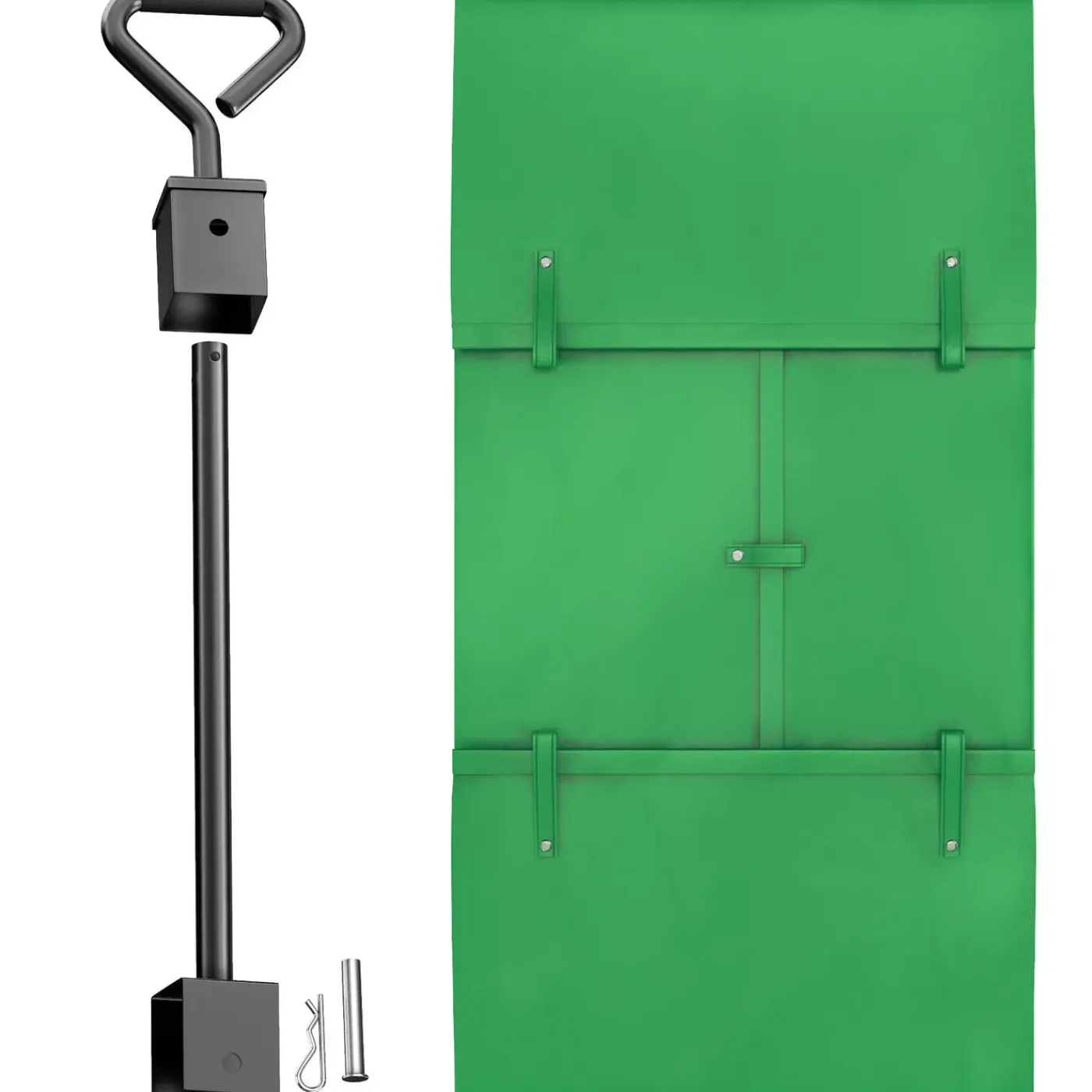 Tectake Bolderwagen Transportkar Xxl Max. 550kg - Groen