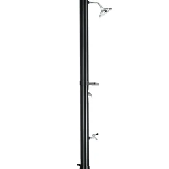 Tectake Buitendouche - 20L - Water tot 60°C - Met Beschermhoes en Zeepbakje - Tuinslangaansluiting