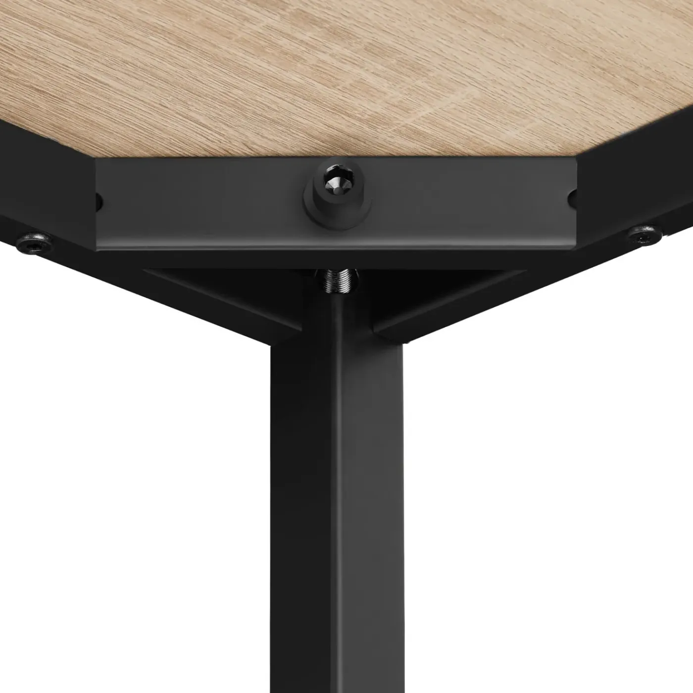 Tectake Bureau Vanport 120x60x75,5cm - Industrieel Licht Hout - Eiken Sonoma