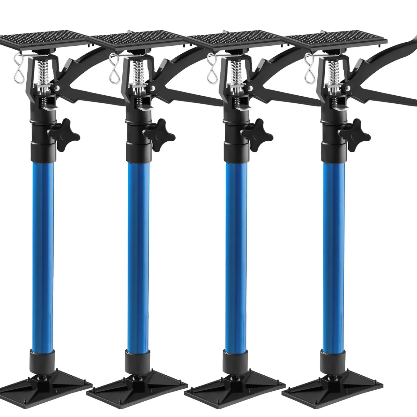 Tectake 4 Deurspanners - 51 Bis 115cm - Blauw