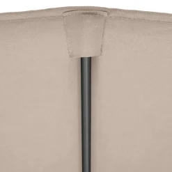Tectake Dubbele Parasol Silia 460x270 Cm Met 3 Windvakken - Beige