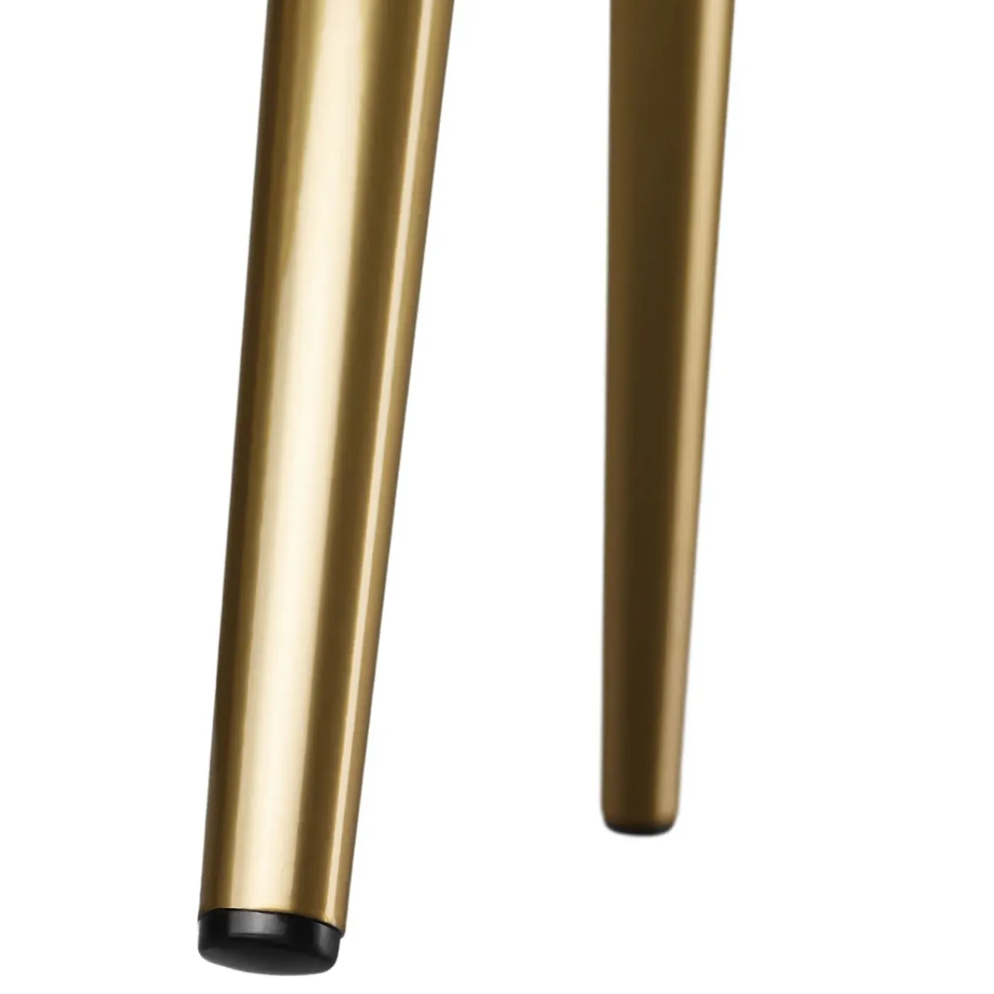 Tectake Eetkamerstoel Set Van 6, Fluweellook, Met Armleuningen, Ergonomisch Design, Crème/goud