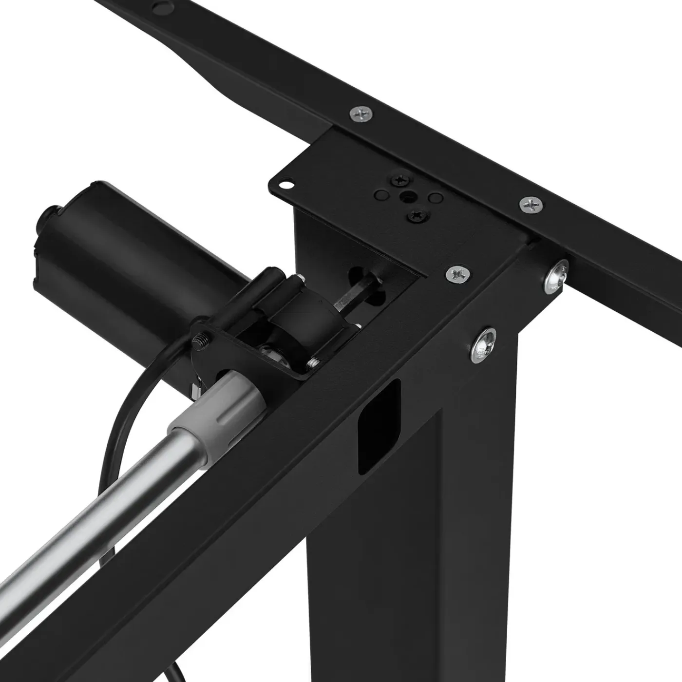 Tectake Elektrisch Bureau Onderstel - 71-116 Cm Hoogteverstelbaar - Zwart - Met Geheugenfunctie