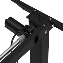 Tectake Elektrisch In Hoogte Verstelbaar Bureau - 2 Niveaus - 120 X 60 Cm - Geheugenfunctie
