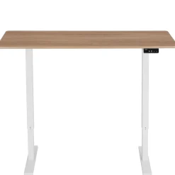 Tectake Elektrisch In Hoogte Verstelbaar Bureau - Hout Onderstel - Eiken - 120x60 Cm