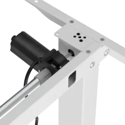 Tectake Elektrisch Verstelbaar Bureau - Onderstel 2 Niveaus - Wit - 120 X 60 Cm - Met Geheugen