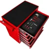 Tectake Gereedschapswagen Met 7 Lades - Rood