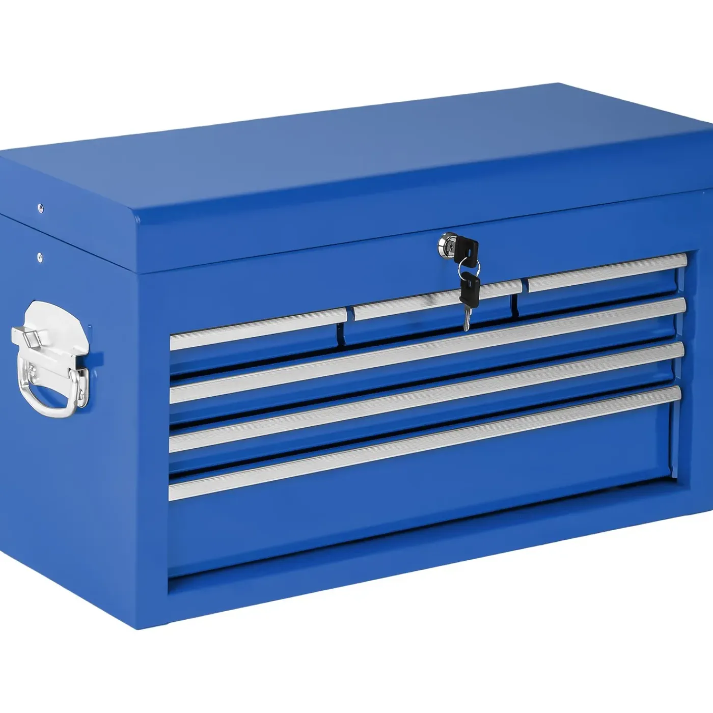 Tectake Gereedschapswagen Met 10 Vakken - Blauw