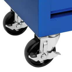 Tectake Gereedschapswagen Met 10 Vakken - Blauw