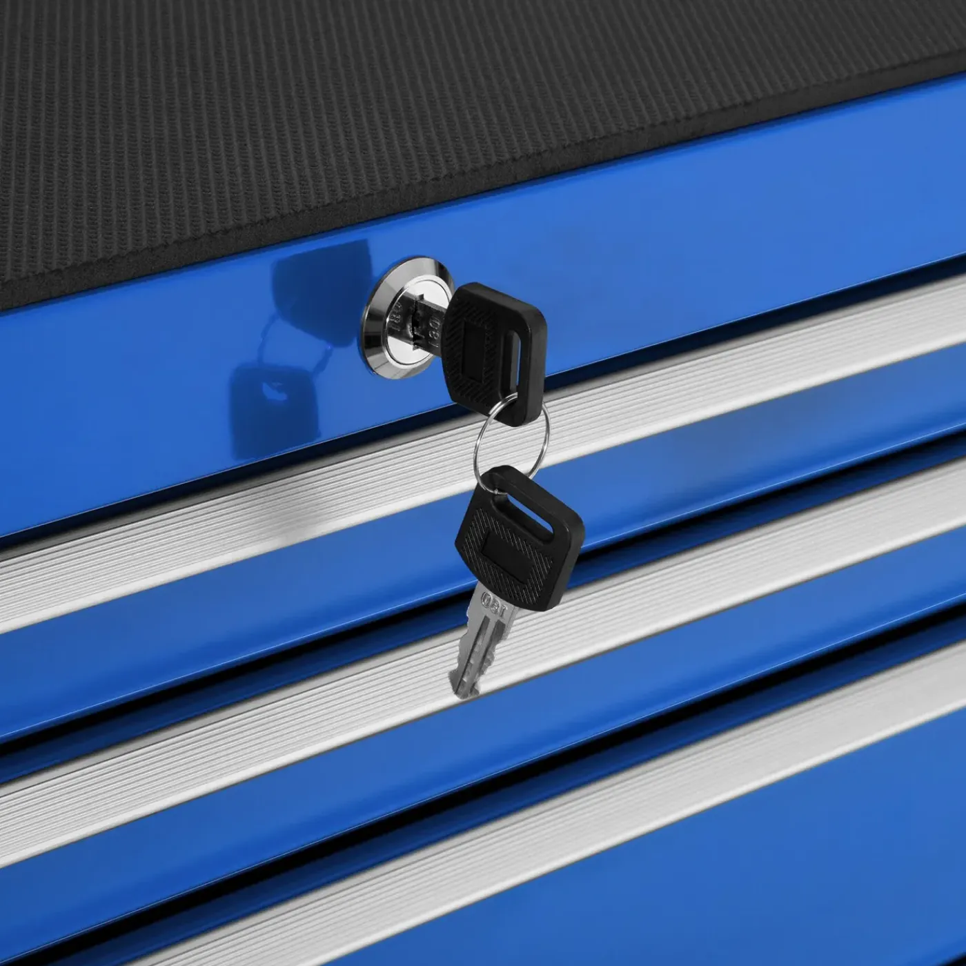 Tectake Gereedschapswagen Met 10 Vakken - Blauw