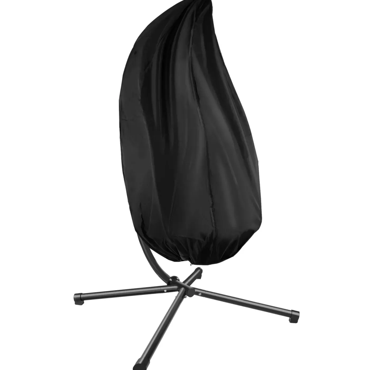 Tectake Hangstoel Ariane Met Standaard En Kussens 160kg - Donkergrijs