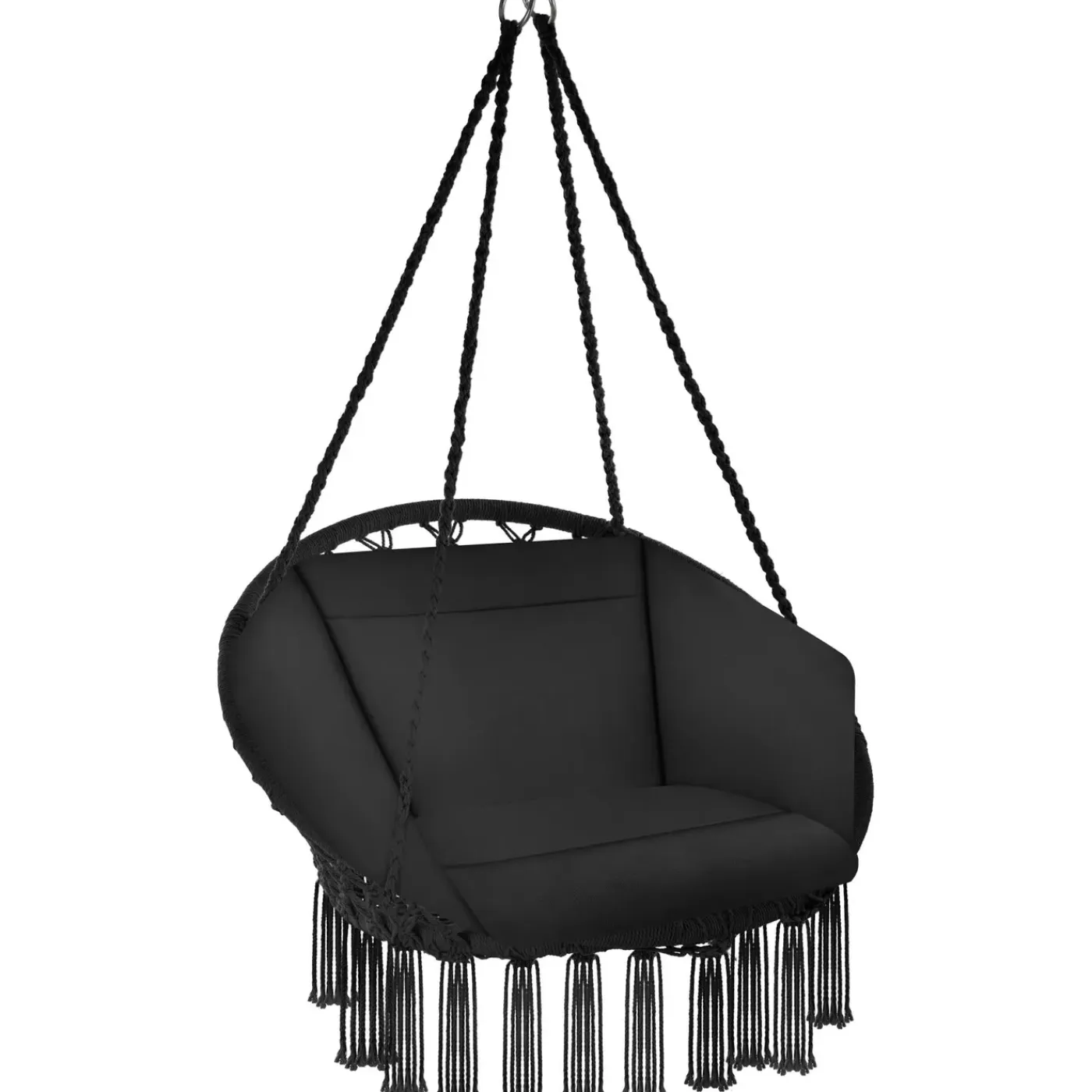 Tectake Hangstoel Grazia - Zwart