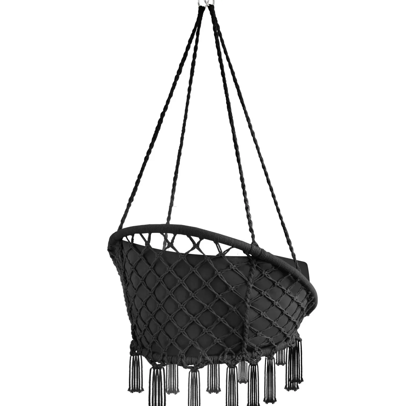 Tectake Hangstoel Grazia - Zwart