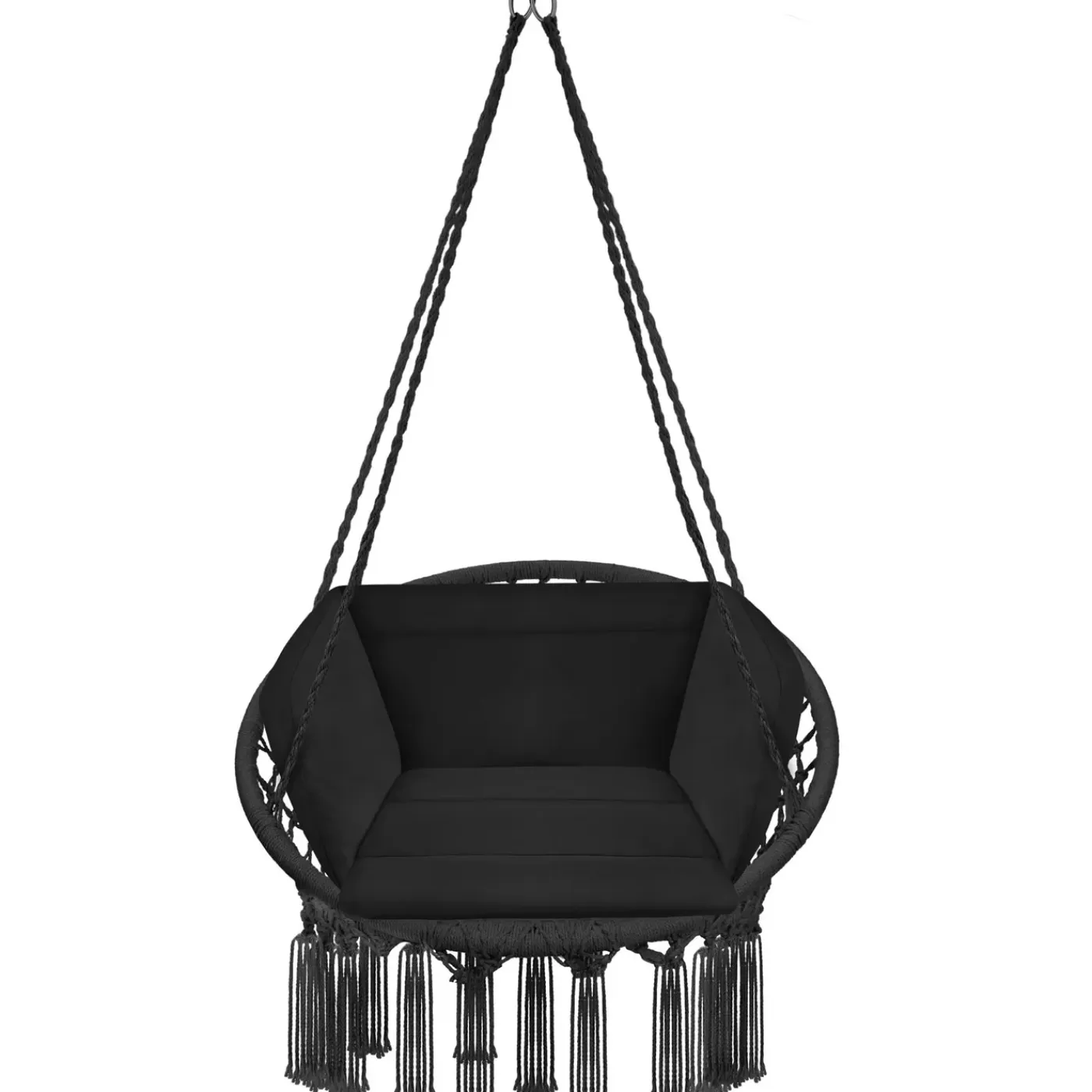 Tectake Hangstoel Grazia - Zwart