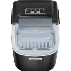 Tectake Ijsblokjesmachine Arctic - 1,2 L - 2 Ijsblokjesformaten - Zwart
