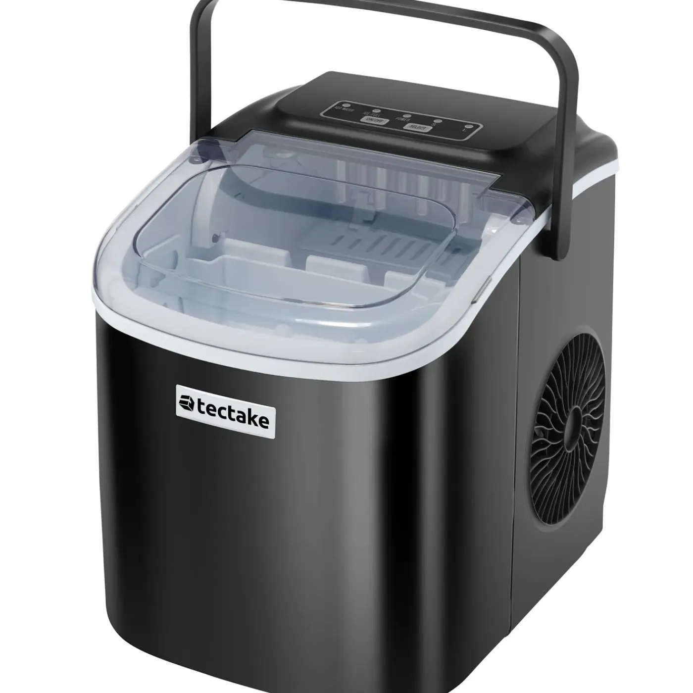 Tectake Ijsblokjesmachine Arctic - 1,2 L - 2 Ijsblokjesformaten - Zwart