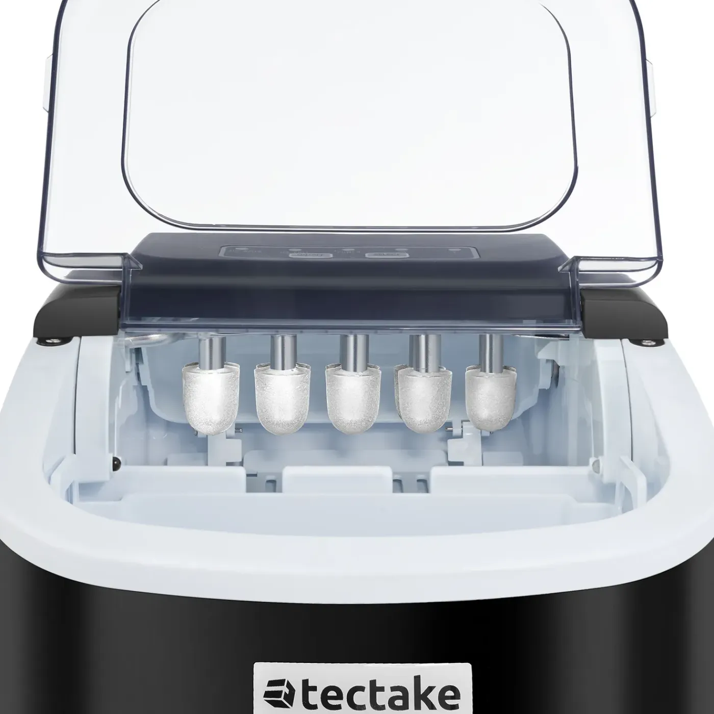 Tectake Ijsblokjesmachine Arctic - 1,2 L - 2 Ijsblokjesformaten - Zwart