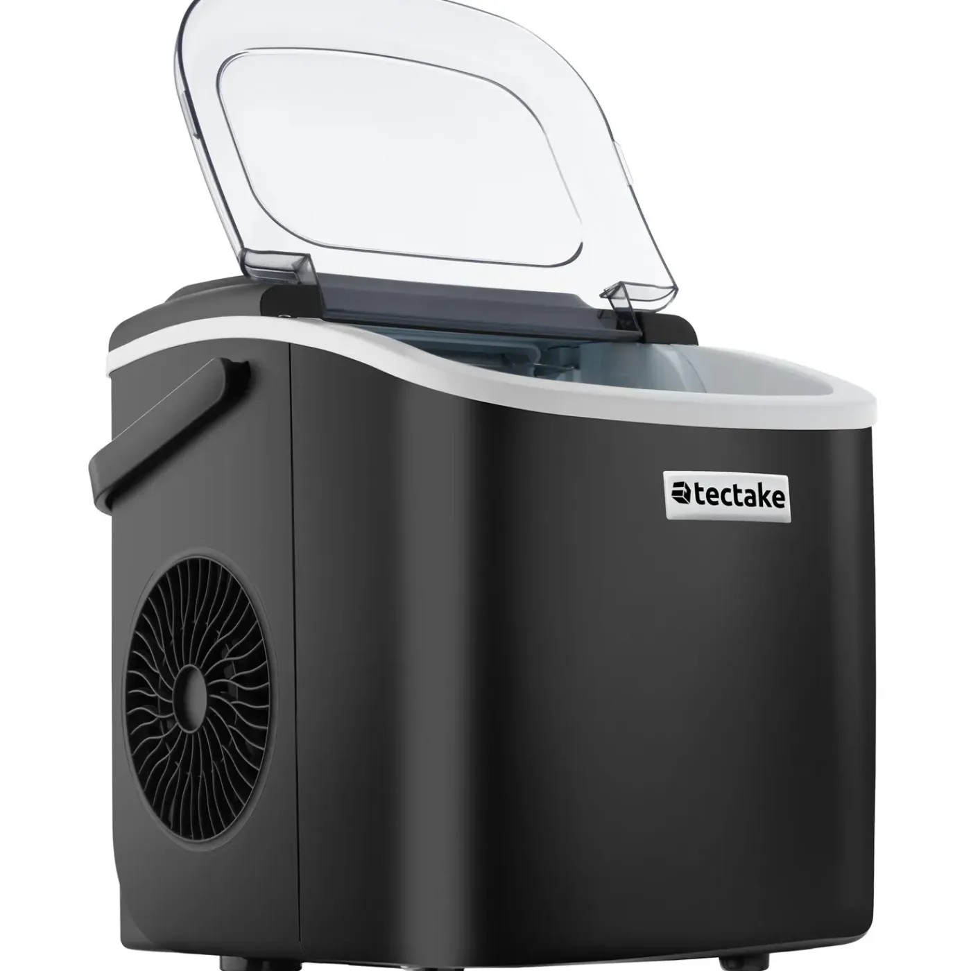 Tectake Ijsblokjesmachine Arctic - 1,2 L - 2 Ijsblokjesformaten - Zwart