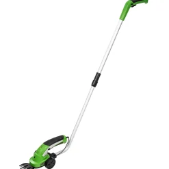 Tectake 2-in-1 Buxus- En Grasschaar Incl. Accu - Heggenschaar Met Ergonomische Telescoopsteel