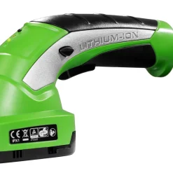 Tectake 2-in-1 Buxus- En Grasschaar Incl. Accu - Heggenschaar Met Ergonomische Telescoopsteel