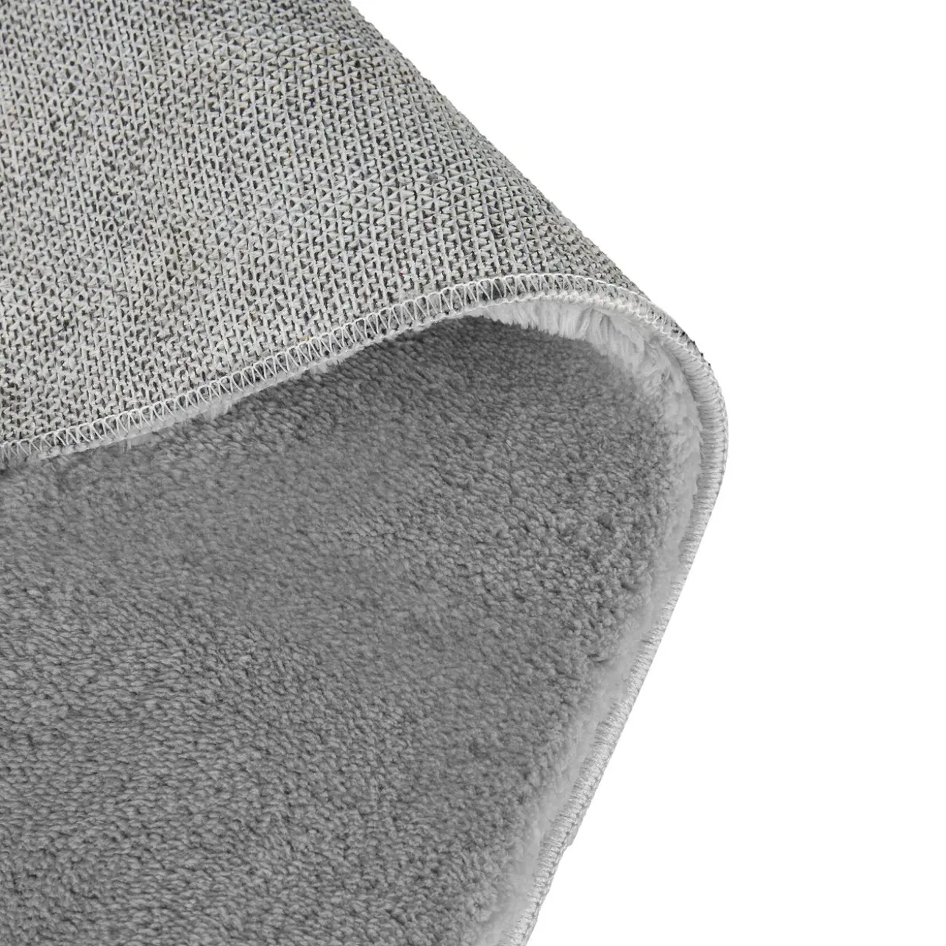 Tectake Kortpolig Vloerkleed Soft Zone, 140 X 200 Cm, Grijs