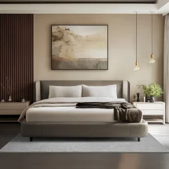 Tectake Kortpolig Vloerkleed Soft Zone, 140 X 200 Cm, Grijs