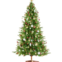 Tectake - Kunstkerstboom Cupid, Spuitgietnaalden - Snelle Montage Met Steeksysteem
