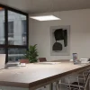 Tectake - Led-paneel Lucerna, Ultradun, Warmwit - Wit