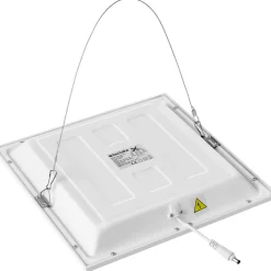 Tectake - Led-paneel Lucerna, Ultradun, Warmwit - Wit