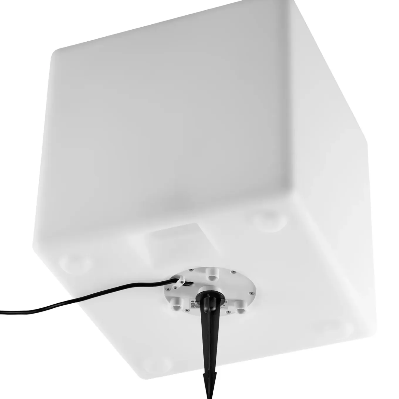 Tectake Lichtkubus Luminous Cube, Led, Met Afstandsbediening, Wit