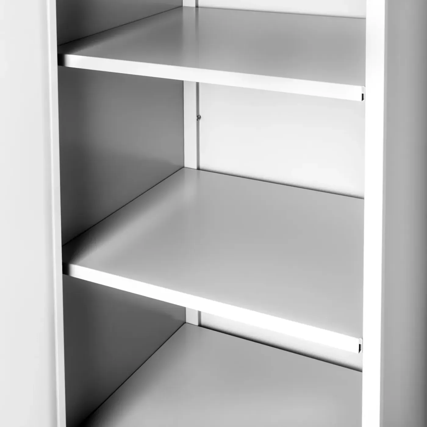 Tectake - Lockerkast - Afsluitbaar - 6 Vakken - Grijs - Gepoedercoat - 180x80x40 Cm