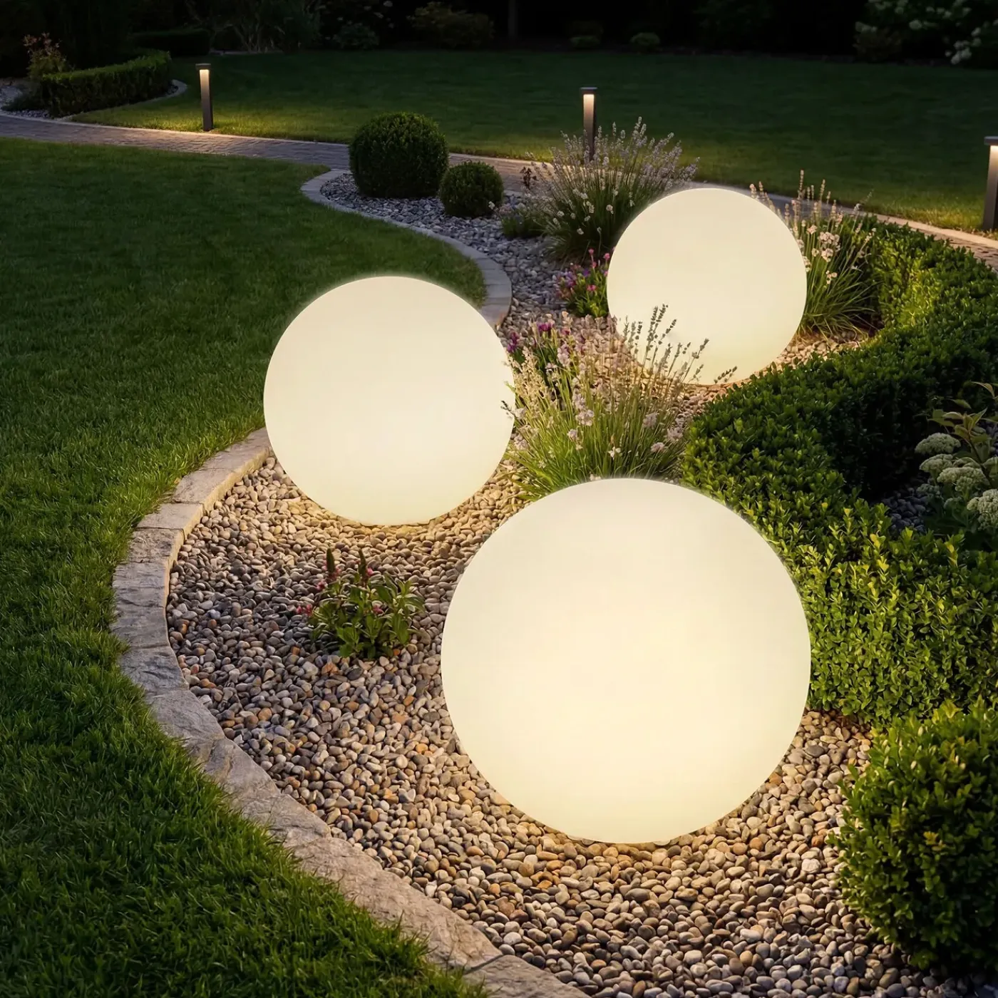 Tectake Luminous Globe, Led, Met Afstandsbediening, Wit