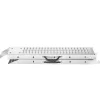 Tectake Oprijplaten - 2-delige Set - Inklapbaar - Antislip - Gegalvaniseerd Staal - Zilver