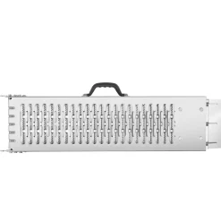 Tectake Oprijplaten - 2-delige Set - Inklapbaar - Antislip - Gegalvaniseerd Staal - Zilver