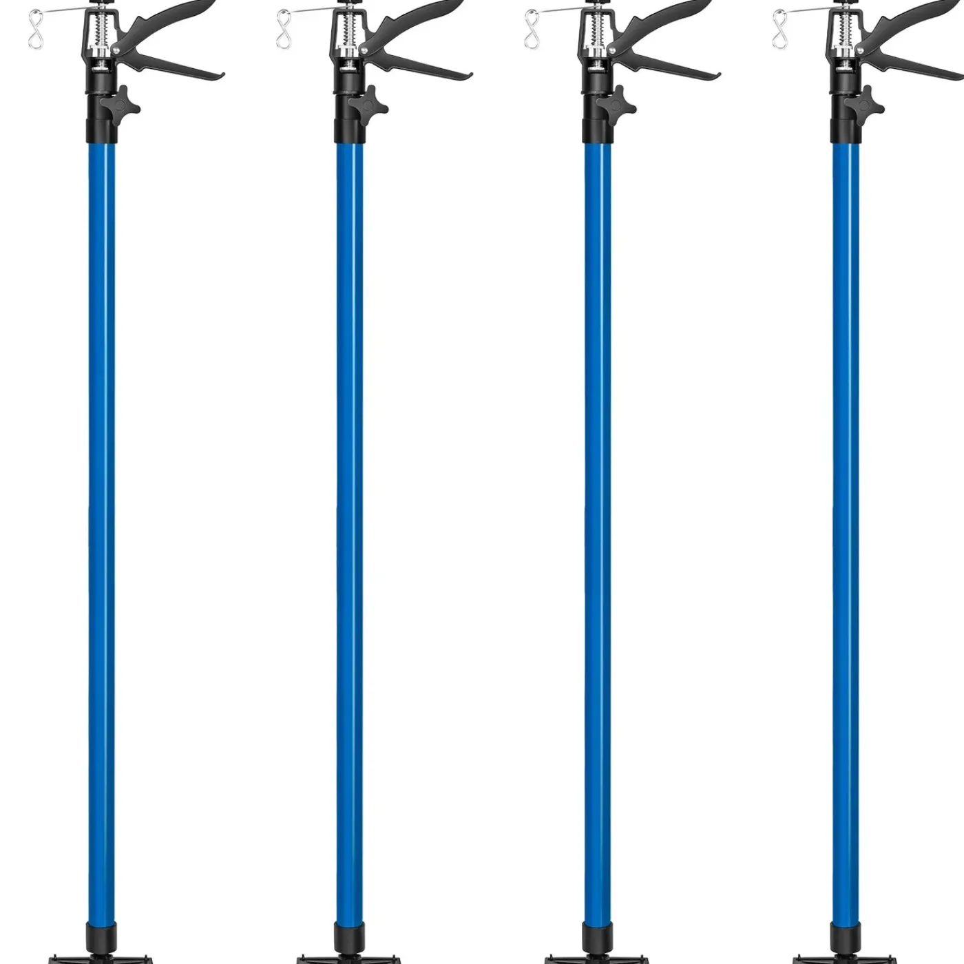 Tectake 4 Plafondsteunen 115-290cm - Blauw