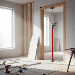 Tectake 2 Plafondsteunen 115 Tot 290 Cm - Rood
