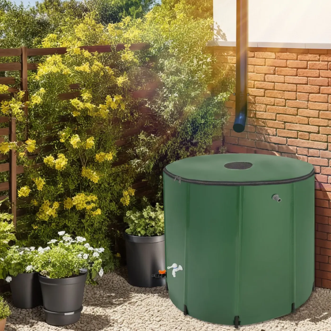 Tectake Regenwatertank - Groen