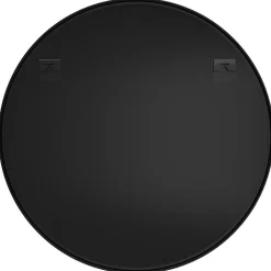 Tectake Ronde Wandspiegel Fiona Met Aluminiumframe, 70 X 2,5 Cm, Zwart