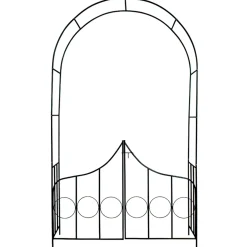 Tectake Rozenboog Met Deurtje 240 Cm - Groen