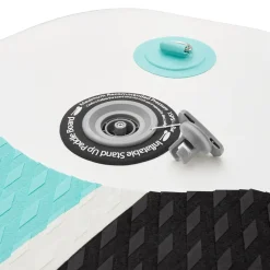 Tectake - Stand-up-paddleboard - Opblaasbaar - Tot 200 Kg - Antislip - Wit Turkoois