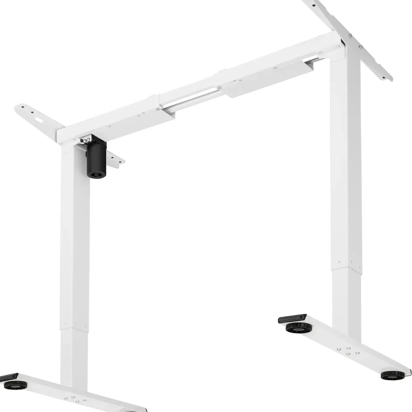 Tectake Tafelonderstel Elektrisch In Hoogte Verstelbaar - Geheugenfunctie. 85-129x65x71-121cm - Wit