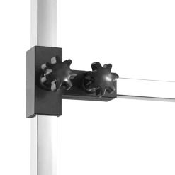 Tectake Trimtafel - Voor Honden Katten - Antislip Rubber - Aluminium Omranding - Zwart/zilver