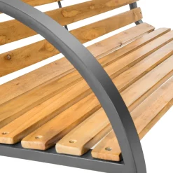 Tectake Tuinbank Stabiel Stevig Weerbestendig - Chinese Naaldboom Bruin - 119,5x62x83cm